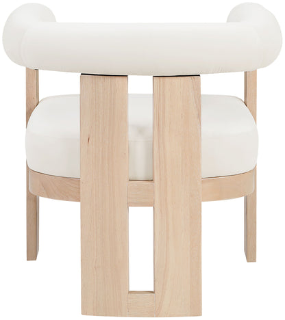 Arienzo - Performance Fabric Upholstered Accent Chair - Natural Base