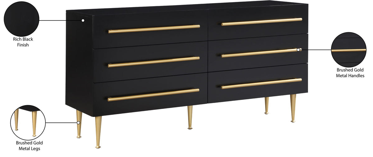 Marisol - Dresser - Black