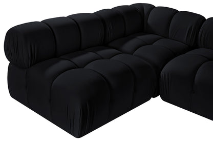 Orin - Velvet 5 Piece Modular Sectional
