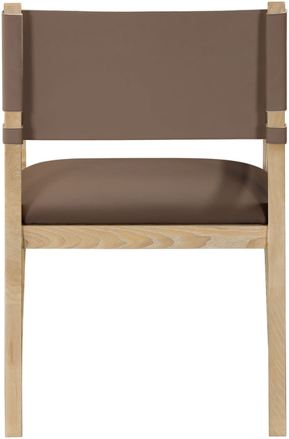 Avon - Vegan Leather Dining Arm Chair