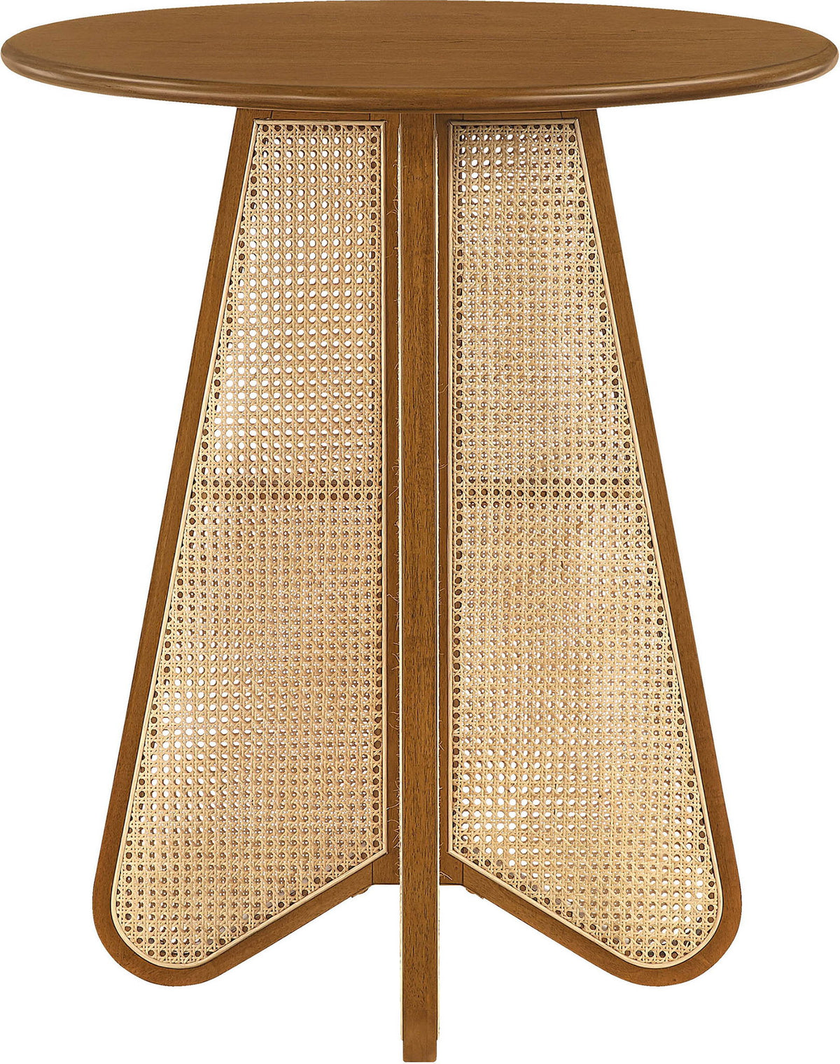 Butterfly - Solid Wood And Natural Cane Table