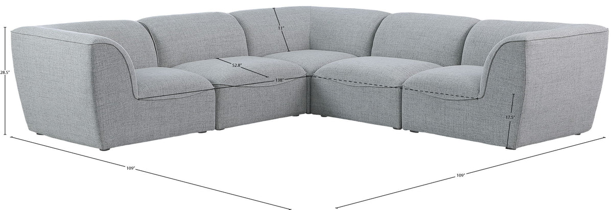 Miramar - 5 Piece Modular Sectional