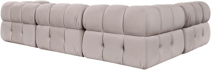 Orin - Fabric Velvet 4 Piece Modular Sectional