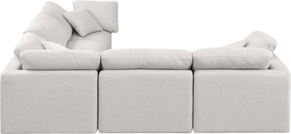 Indulge - Linen 5 Piece Modular Corner Sectional