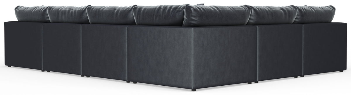 Remington - Modular Sofa And Cocktail Ottoman - Slate