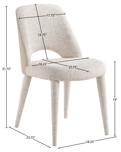 Cici - Fabric Upholstered Dining Chair (Set of 2)