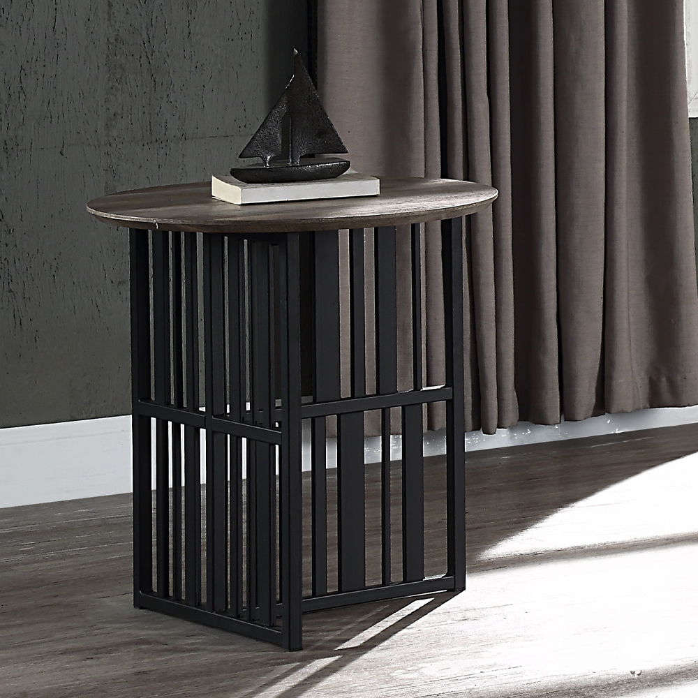 Zudora - Coffee Table - Antique Oak & Black
