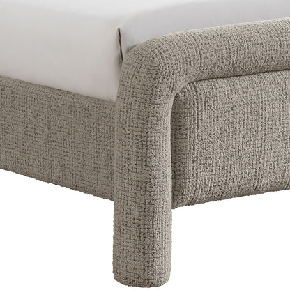 Baylor - Fabric With Interwoven Chenille Upholstered Bed