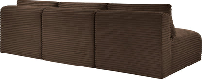 Shaggy - 3 Seat Modular Armless Sofa