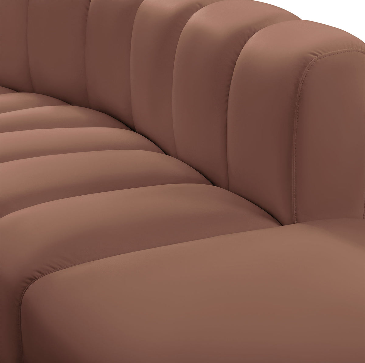 Arc - Faux Leather 3 Piece Modular Corner Sofa