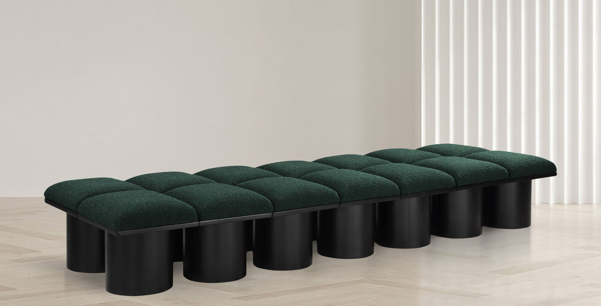 Pavilion - 14 Piece Modular Bench With Black Base
