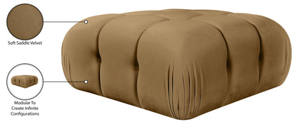 Orin - Velvet Performance Fabric Upholstered Modular Ottoman