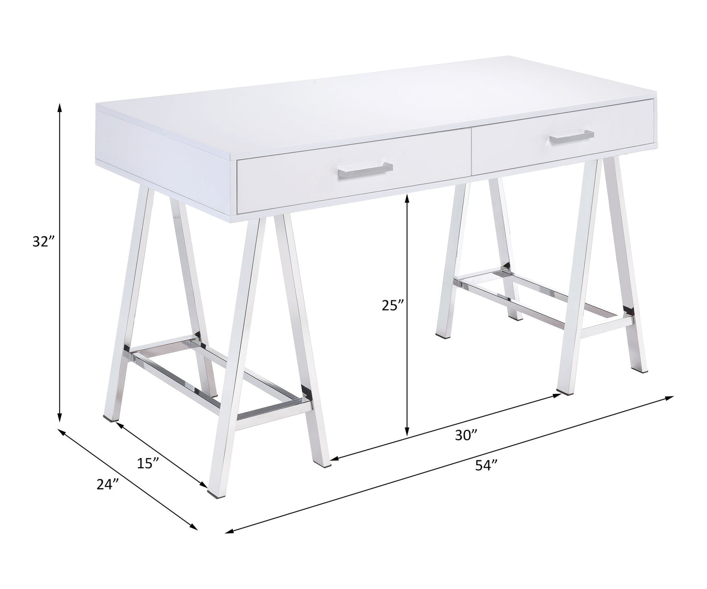Coleen - Writing Desk With USB
