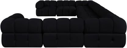Orin - Velvet Performance Fabric Upholstered 9 Piece Sectional
