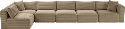 Shaggy - Fabric 6 Piece Modular Sectional