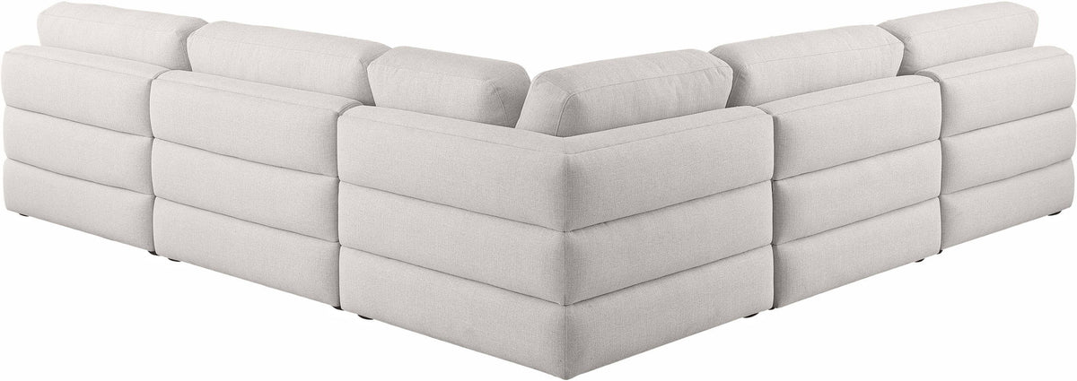 Beckham - 5 Piece Modular Corner Armless Sectional