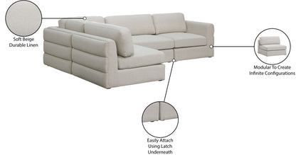 Beckham - 4 Piece Modular Sectional