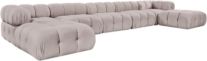 Orin - 7 Piece Modular Sectional (3 Modular Chairs, 2 Corner Chairs & 2 Ottomans)
