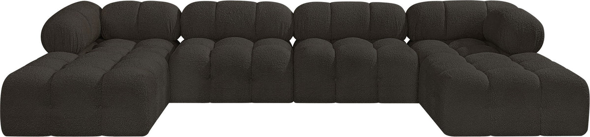 Ames - 6 Piece Fabric Modular U-Shaped Sectional