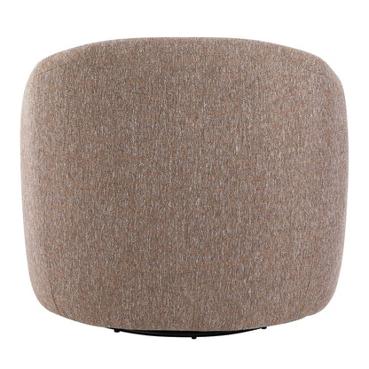 Ballona - Accent Chair With Swivel - Brown Chenille