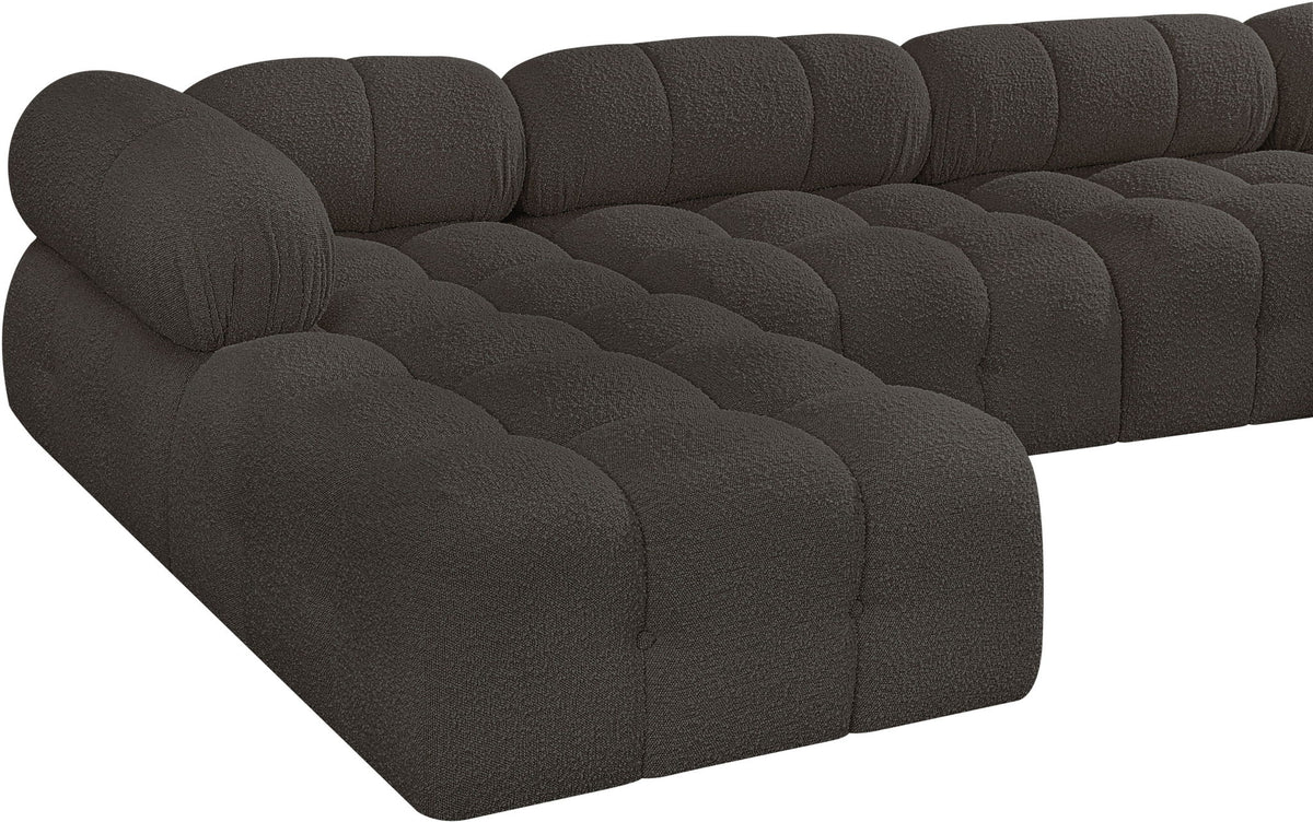 Ames - 7 Piece Fabric Modular U-Shaped Sectional