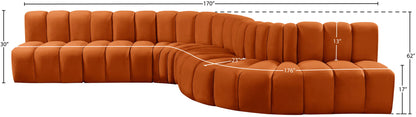 Arc - Velvet 7 Piece Modular Sofa