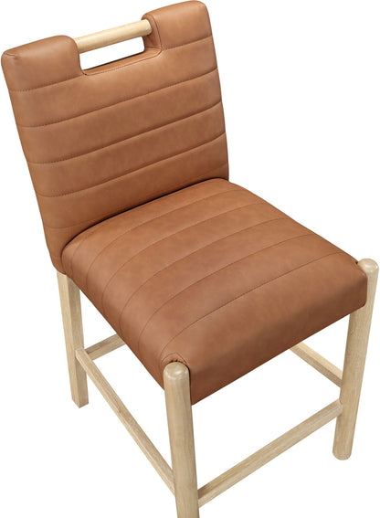 Aimee - Counter Stool - Light Brown Legs