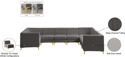 Alina - 8 Piece Modular U-Shaped Sectional