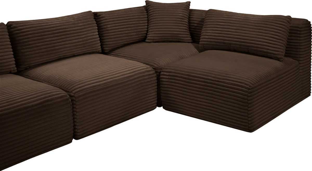 Shaggy - 4 Piece Modular Sectional