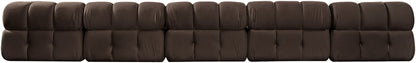Orin - Fabric Velvet 5 Piece Modular Sofa