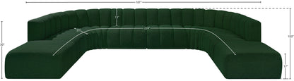 Arc - Boucle Fabric Modular Sectional