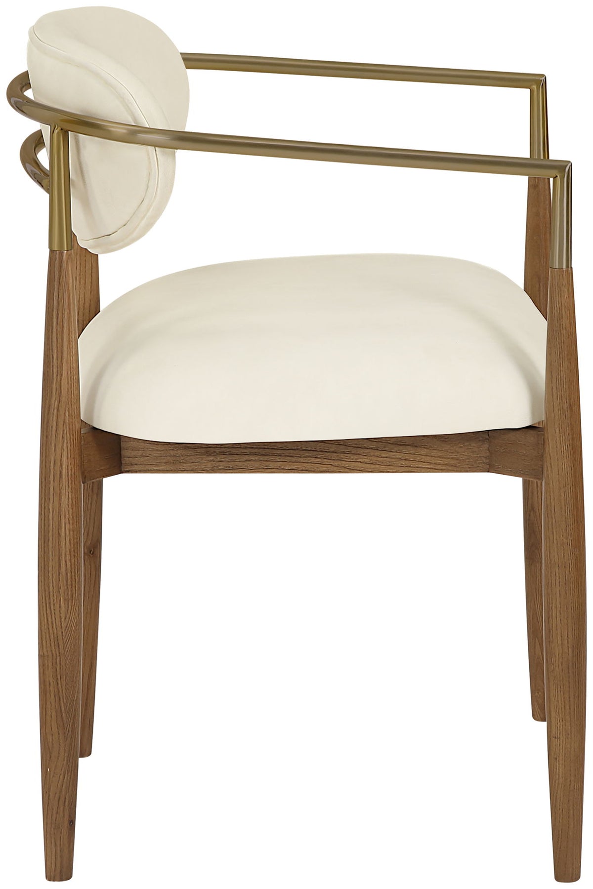 Riccio - Dining Arm Chair (Set of 2) - Walnut Frame