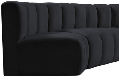 Arc - Velvet 4 Piece Sofa