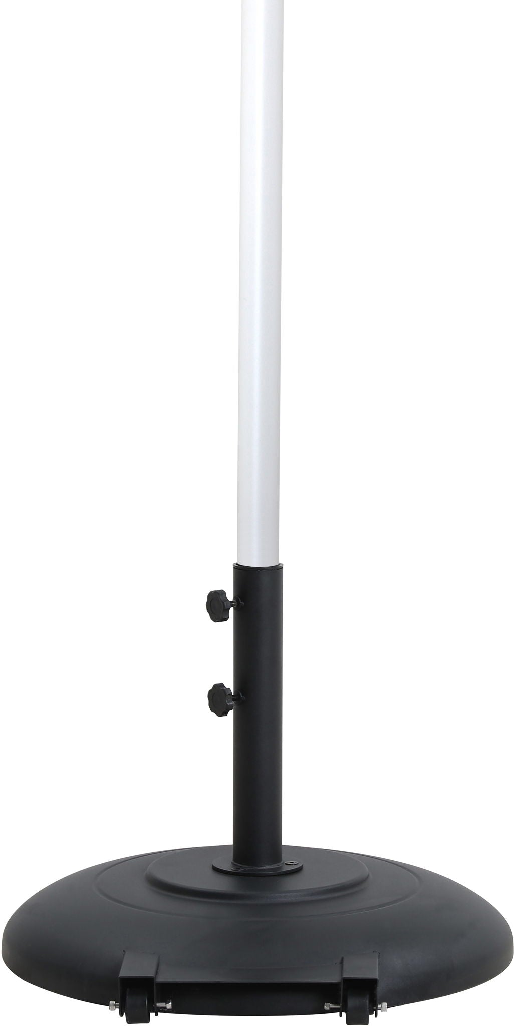 Amalfi - Patio Umbrella - Black Base / White Pole