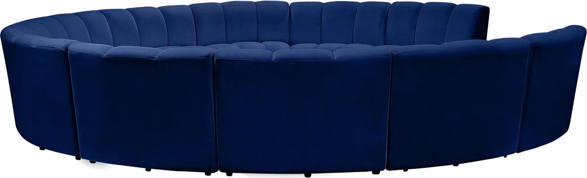 Infinity - 11 Piece Velvet Modular Sectional