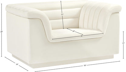 Cascade - Velvet Chair