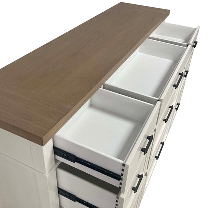 Americana Modern Bedroom - 9 Drawer Dresser