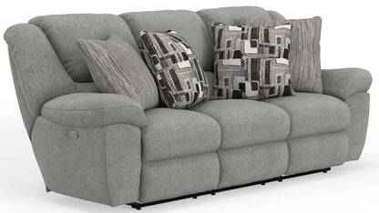 Trifecta - Sofa With 3 Recliners and Drop Down Table