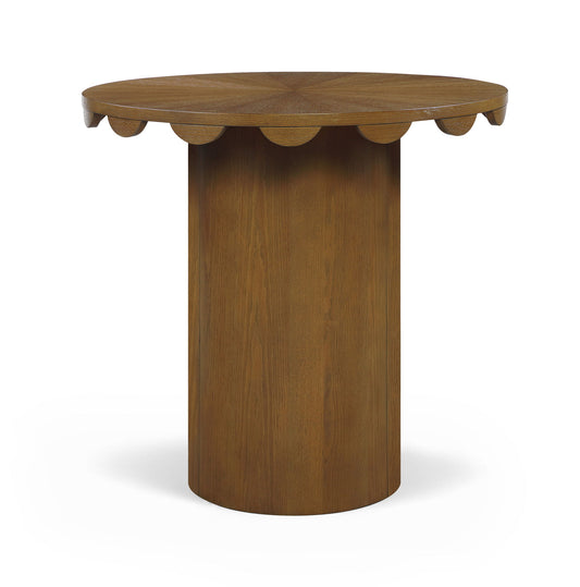 Dahlia - Solid Wood And Natural Cane Table