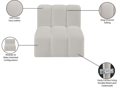 Arc - Faux Leather Straight Chair
