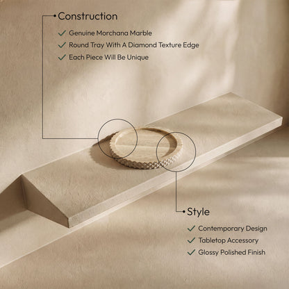Russell - Genuine Marble Tray