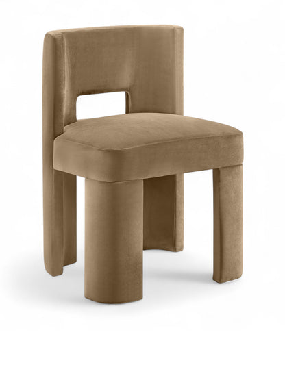 Zuno - Velvet Performance Fabric Upholstered Dining Chair (Set of 2)