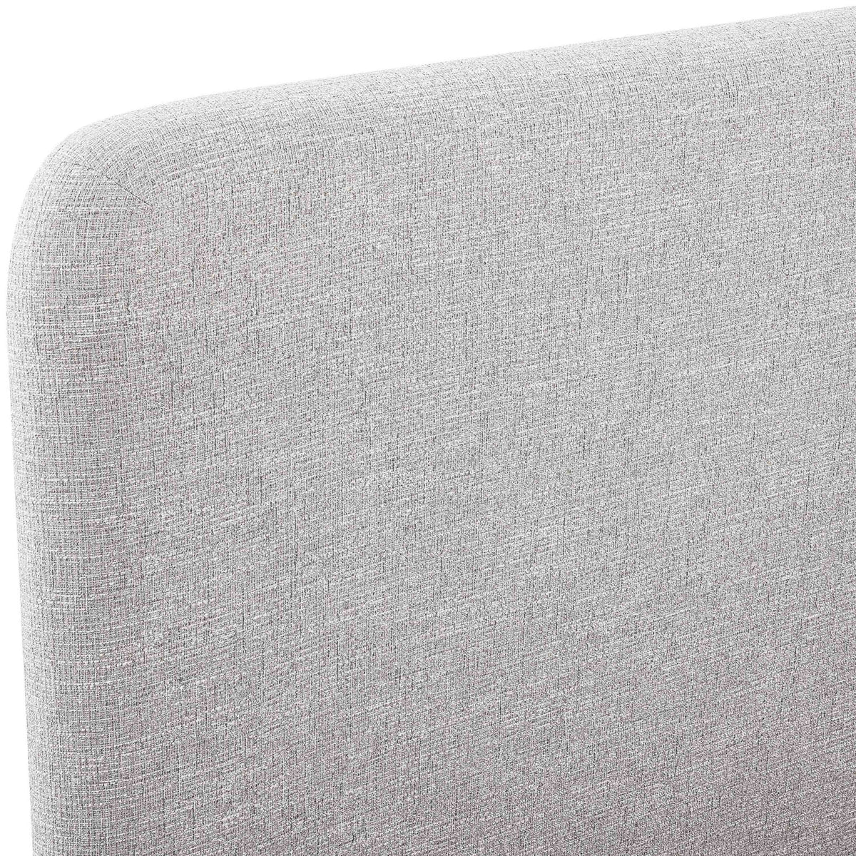 Fira - Linen Textured Fabric Upholstered Bed