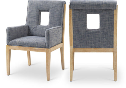 Gwendolyn - Dining Arm Chair With Natural Frame