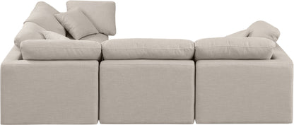 Indulge - Linen 4 Piece Modular Corner Sectional