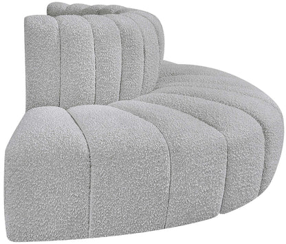 Arc - Boucle Fabric 4 Piece Modular Sofa
