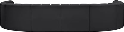 Arc - Faux Leather Modular U-Shaped Sectional