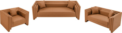 Everett - Vegan Leather Upholstered Loveseat