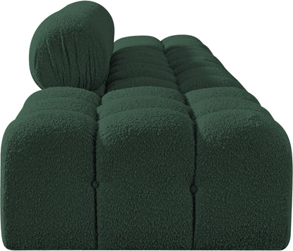 Ames - 4 Piece Boucle Upholstered Modular Sofa With 2 Backless Seats