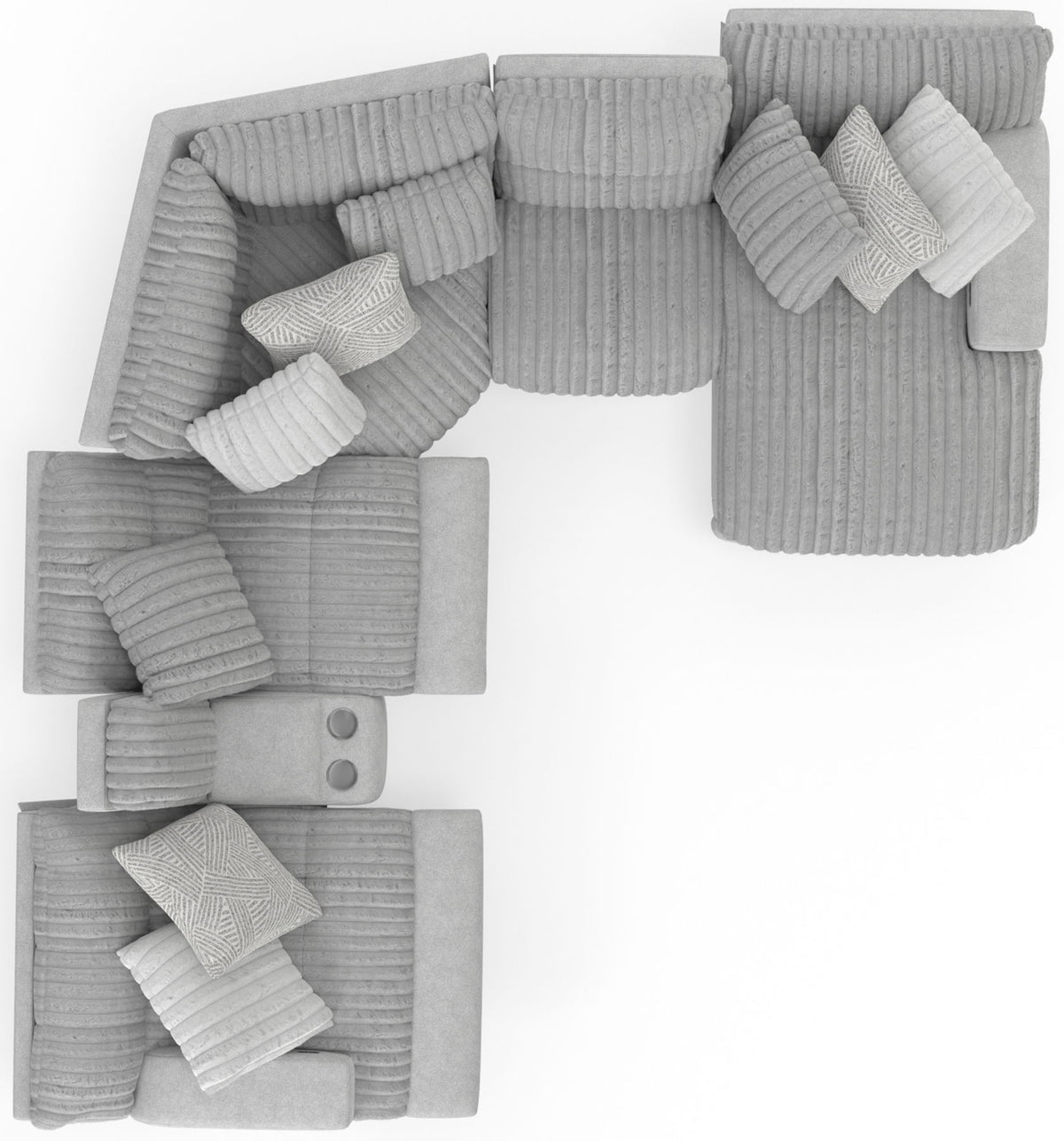 Abraxas - 6 Piece Reclining Sectional